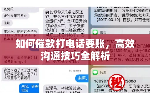如何催款打电话要账，高效沟通技巧全解析