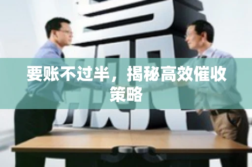 要账不过半，揭秘高效催收策略