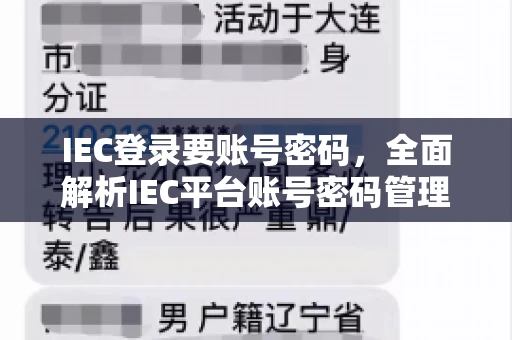 IEC登录要账号密码，全面解析IEC平台账号密码管理