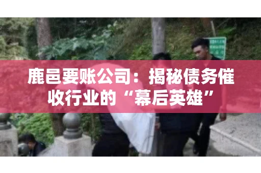 鹿邑要账公司:揭秘债务催收行业的“幕后英雄” 鹿邑要账公司:揭秘债务催收行业的“幕后英雄”