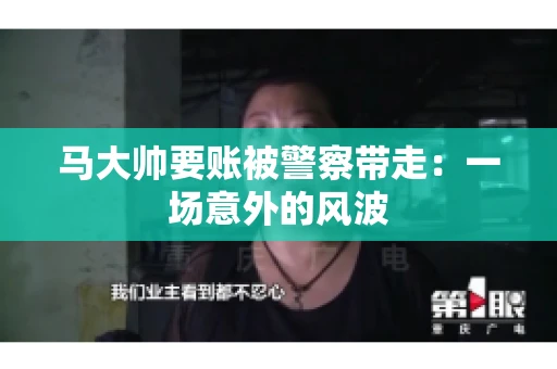 马大帅要账被警察带走：一场意外的风波