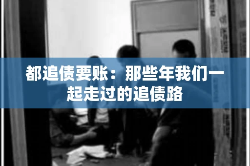 都追债要账：那些年我们一起走过的追债路
